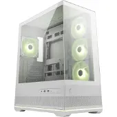MSI GEH Midi MAG PANO 110R PZ WHITE Midi-tower PC-behuizing Wit 4 voorgeïnstalleerde LED-ventilators