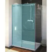 Gelco DRAGON zijwand, 1000 mm, helder glas