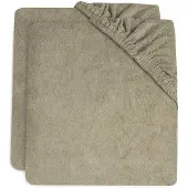 Jollein Aankleedkussenhoes Badstof 75x85cm Olive Green (2pack)
