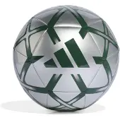 Adidas Unisex Starlancer Club Bal, Recreatiebal, Zilver/Donkergroen, 4 stuks