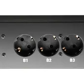 Adam hall 87472, 19-inch stekkerdoos, 9-voudig, 2 HE - stroomverdeelunit