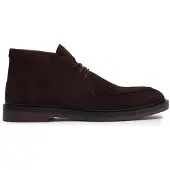 Manfield Bruine suède veterboots | Maat 45
