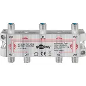 Wentronic Sat-signaalverdeler, 6-voudig, frequentiebereik 5-2450 MHz (losse verpakking)