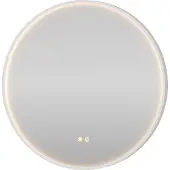 Basic Line Orbis Spiegel Rond - Direct LED Verlichting Rondom - 60x60cm - Mat Wit - Glas - Rond - Spiegels, Badkamerspiegels - 8718835668273