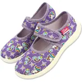 Beck Ballerina's 'Violet Dream' lichtblauw / geel / lila / wit