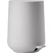 Zone Denmark Nova Pedaalemmer - Prullenbak Badkamer Softclose - Afvalemmer Klein - Toilet & Badkamer Accessoires - Kunststof - 3 liter - 23,5 x 20,5 cm - Gulliter Grey (grijs)