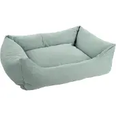 Flamingo hondenbed Geneve, rechthoekig, lichtgroen, afmetingen: 100 x 80 x 25 cm