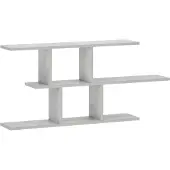 vidaXL Wandplank Betongrijs 100 x 17 x 45,5 cm Bewerkt hout