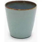 Serax Terres de Rêves beker conisch 150 ml ø 7 cm stoneware lichtblauw