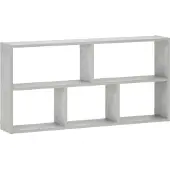 vidaXL Wandplank Betongrijs 102 x 17 x 50 cm Bewerkt hout
