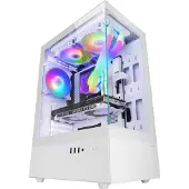 Mars Gaming Mc-xo Semitorre Atx Dubbel Gehard Glas Ventilator Frgb 120mm Dubbele Kamer Wit