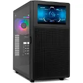 NOX Hummer NXHUMMERBIOS, Tower, PC, Zwart, ATX, ITX, Micro-ITX, ABS (acrylonitril-butadieen-styreen), Metaal, 18,5 cm