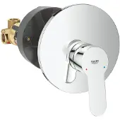 GROHE BauEdge - Afdekset voor douchekraan inclusief inbouw basisgarnituur, chroom 29078000
