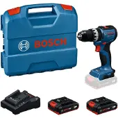 Bosch GSB18V-52 Accu-klopboorschroevendraaier (2x 2.0Ah GBA18V-20 accu, lader GAL18V-20) - 06019S0123