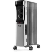 Taurus Dakar 2000, elektrische olie radiator, olie, voor binnen gebruik, geschikt voor plaatsing op de vloer, kleur: zwart, grijs, materiaal: metaal