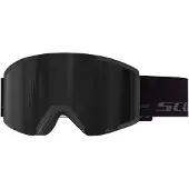 SCOTT - Skibrillen - Shield Black/Fog Grey AMP Black Chrome S3 voor Unisex - Zwart
