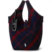 Ralph Lauren Handtas navy / rood / donkerrood / zwart