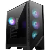 MSI MAG FORGE - Pc-behuizing - ARGB Verlichting - Glas - Zwart