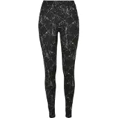Urban Classics Leggings smoky blue / zwart / wit