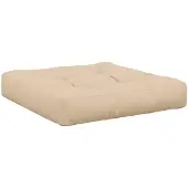 vidaXL 1-Piece Zitkussen VIANEN 100% Polyester Crèmekleurig