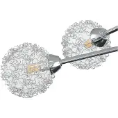 vidaXL Plafondlamp met kappen van draadgaas voor 5 G9 LED-lampen