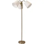 PR Home Vloerlamp Amy, messing / goud, Woon-/ Eetkamer, metaal, Scandinavisch, vloerlamp