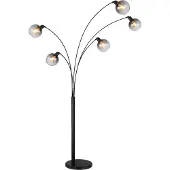 Globo Lighting Vloerlamp Seymour zwart