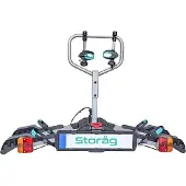 Storag E-DUO - Fietsendrager - Geschikt voor 2 elektrische fietsen - Compact opvouwbaar - Kantelbaar