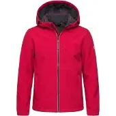 OMBRE Jas - Lange Mouw - Rits - Effen Rood XL