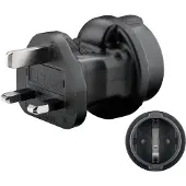 Goobay Travel Adapter Europe to UK, black