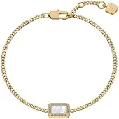 Fossil Armband 'RAQUEL' goud / transparant