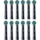 Oral-B Opzetborstels Pro Cross Action Zwart 12 Stuks