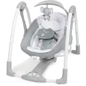 Ingenuity ConvertMe 2-in-1 babywiegje en wipstoel, elektrische wipstoel, traag