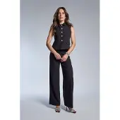 Freebird Gijsje Gilet Black Maat: M | Gilets Outlet | Dames | Zwart