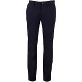 Alberto Performance Slim Fit Broek donkerblauw, Effen