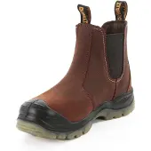 DeWalt Nitrogen 10 veiligheidsschoenen, werkschoenen, Chelsea-laarzen, bruin, maat 44