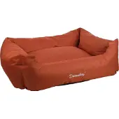 Flamingo hondenbed Dreambay, rechthoekig, terracotta, afmetingen: 120 x 95 x 28 cm