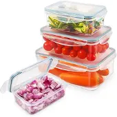 YASHE luchtdichte containers MB-04, set van 4 containers met deksels