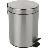 Spirella 7610583163967, 5 liter, Rond, Staal, Staal, Met pedaal, Staal