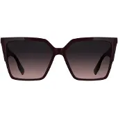 Karl Lagerfeld dameszonnebril KL6207S - Bordo met overgangsglazen in violet-roze tint