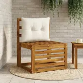 vidaXL Rugkussen PUTTEN 100% Polyester Wit 60 x 40 x 10 cm