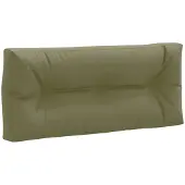 vidaXL Palletrugkussen VIANEN 100% Polyester Olijfgroen