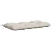 vidaXL Bankkussen VIANEN 100% Polyester Wit 100 x 60 x 12 cm