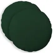 vidaXL Kussensloop 2 st HEERLEN Donkergroen Diam. 40 cm Stof