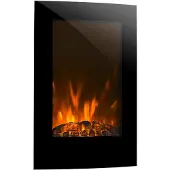 Klarstein elektrische haard, elektrische kachels voor woonkamers en binnenruimtes, elektrische haard met LED-vlammen, wandhaard, ventilatorkachel met timer, instelbare thermostaat, 2000 W kachel