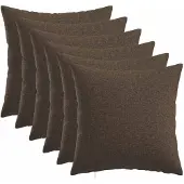 vidaXL Kussensloop 6 st HEERLEN Taupe 30 x 30 cm Stof