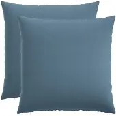 vidaXL Kussensloop 2 st HEERLEN Jeans Blauw 60 x 60 cm Stof