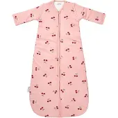 Meyco Baby Cherry Baby Slaapzak Met Afritsbare Mouwen - Soft Rose - 90cm - 2.5 TOG
