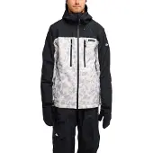 Quiksilver - Ski jassen - Sycamore 20K Jacket Ice Camo Bone White voor Unisex - Maat M - Zwart