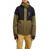 Quiksilver - Ski jassen - Titano 10K Jacket Grape Leaf voor Unisex - Maat XL - Kaki